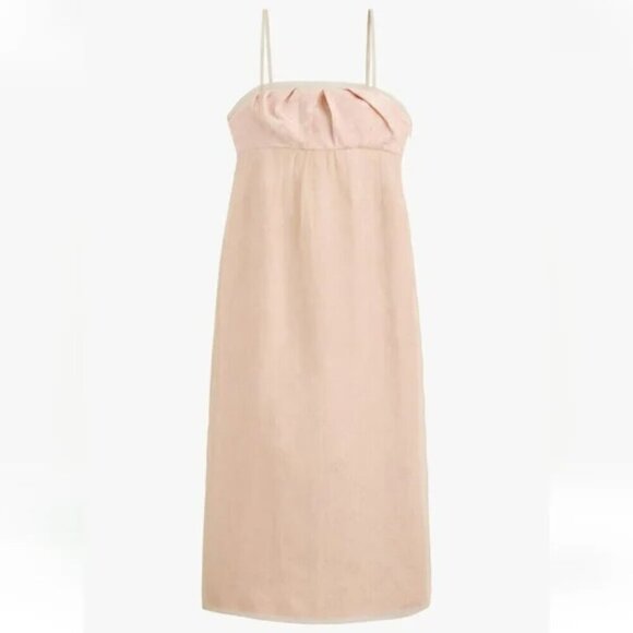 Zara Limited Edition Mixed Organza Dress NWT Pale Pink Size Medium - Picture 6 of 14